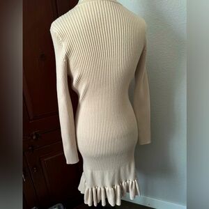 SHEIN Curve 2XL Ribbed Body-con Sweater Dress